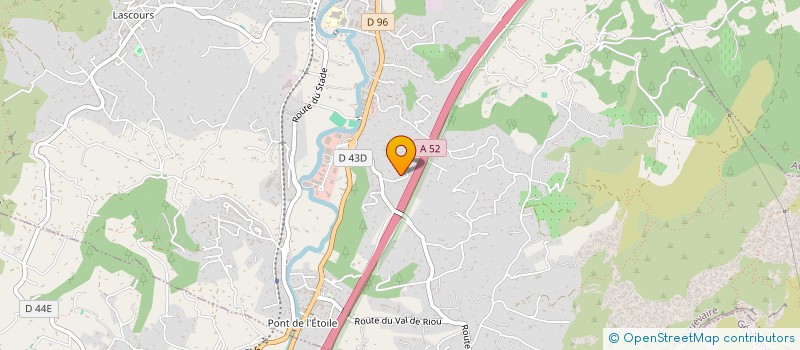 localisation de l'entreprise LES TROKS  ROQUEVAIRE