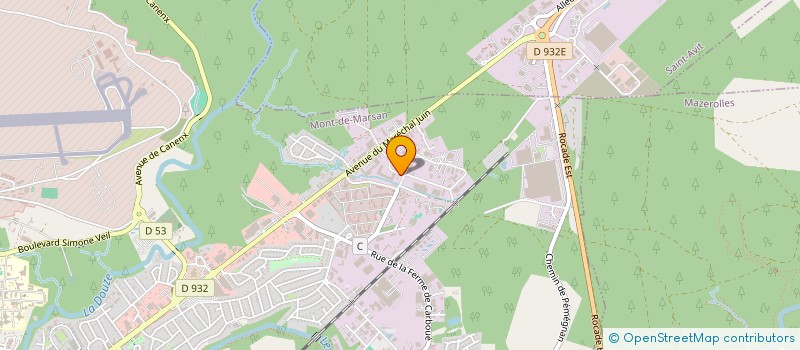 localisation de l'entreprise LES TROLLS à MONT-DE-MARSAN