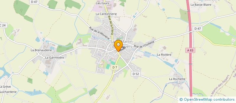 localisation de l'entreprise LES TROLLS - DARTS  SAINT-MARTIN-DES-NOYERS