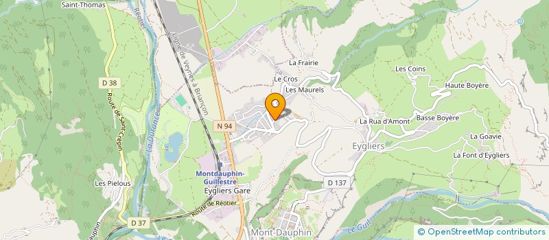 localisation de l'entreprise LES TROLLS SKI NORDIQUE ASSOCIATION  GUILLESTRE