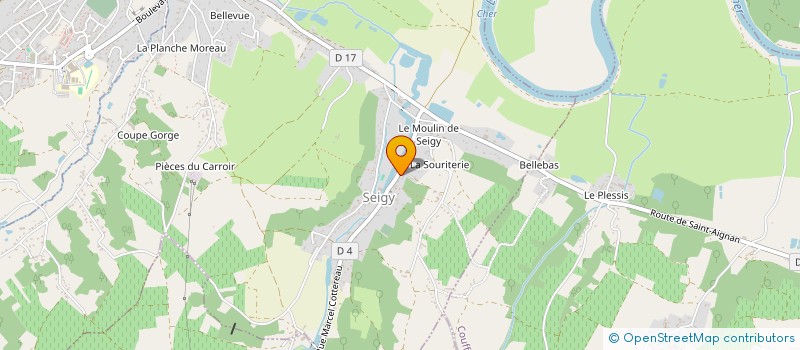 localisation de l'entreprise LES TROMPES DE SAINT MART  SEIGY