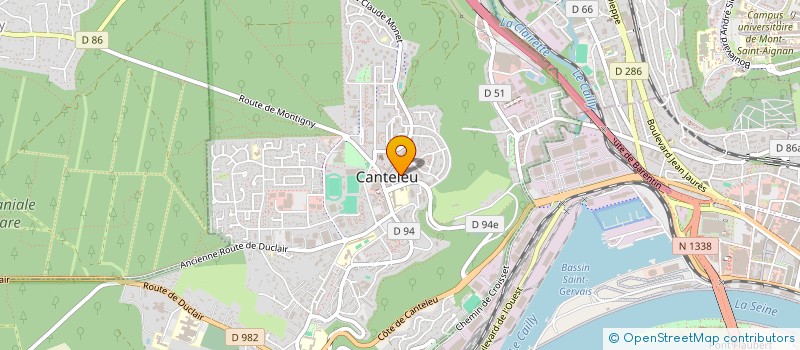 localisation de l'entreprise LES TROMPES DES BOUCLES DE LA SEINE (TBS) à CANTELEU