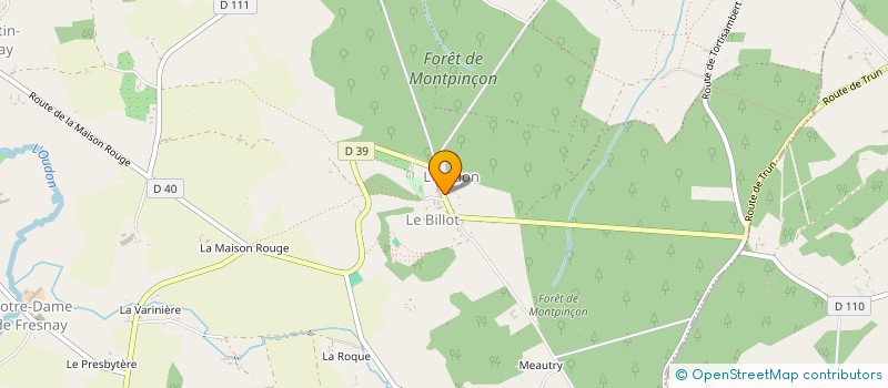 localisation de l'entreprise LES TROMPES NORMANDIE MAINE  SAINT-PIERRE-EN-AUGE