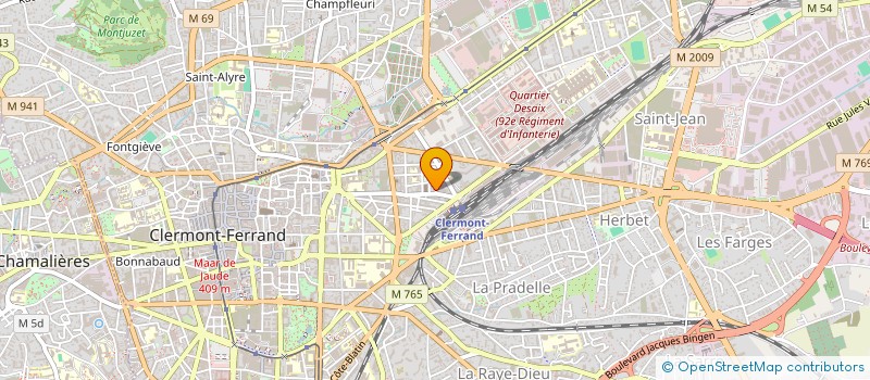 localisation de l'entreprise LES TROMPETTES DE LA RENOMMEE PUY DE DOM à CLERMONT-FERRAND