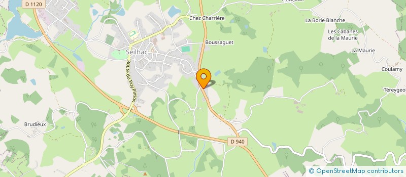 localisation de l'entreprise LES TROPHYSTES CORREZIENS  SEILHAC