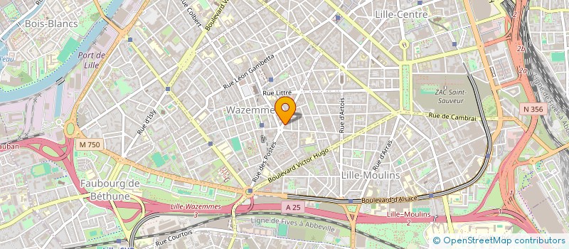 localisation de l'entreprise LES TROPIQUES à LILLE