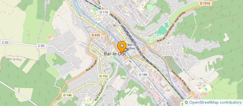 localisation de l'entreprise LES TROTTES VOYOTTES à BAR-LE-DUC