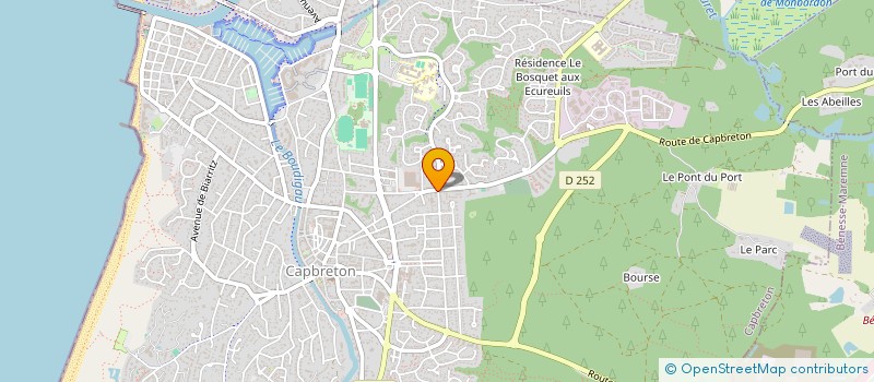 localisation de l'entreprise LES TROUB' ADOUR  CAPBRETON