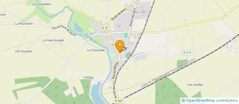 localisation de l'entreprise LES TROUBADOURS DE LA JOIE D'ARROU à VALD'YERRE