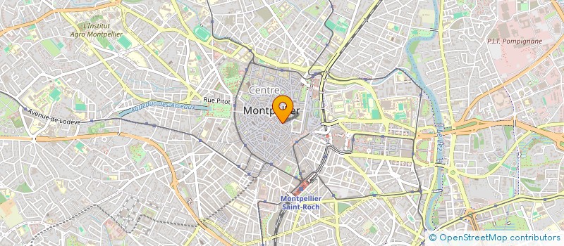 localisation de l'entreprise LES TROUBLES 7 (T7) à MONTPELLIER