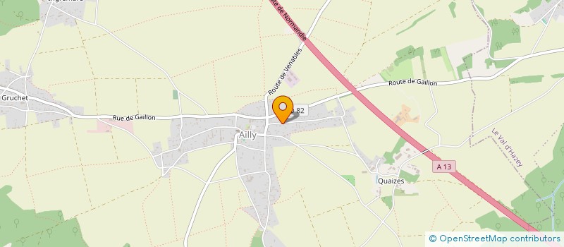 localisation de l'entreprise LES TROUS DANS LA TETE  LE VAL D'HAZEY