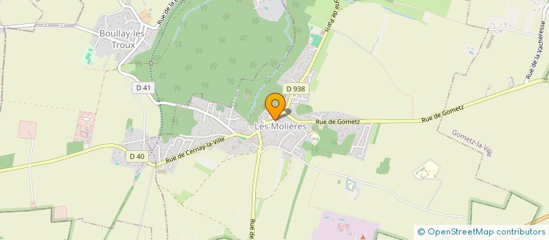 localisation de l'entreprise LES TROUVAILLES D'EPICURE à LES MOLIERES