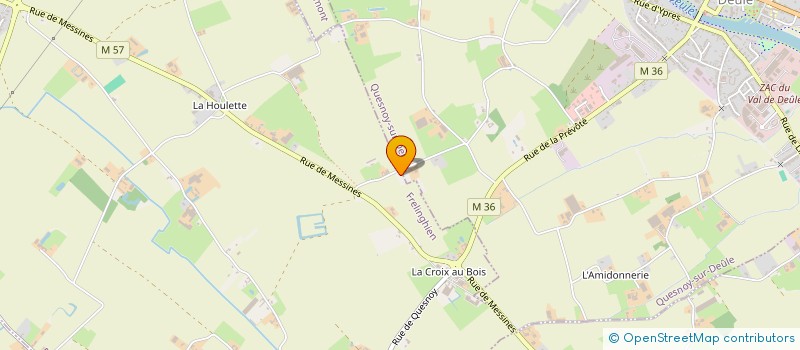 localisation de l'entreprise LES TROUVAILLES DE JULIEN  FRELINGHIEN