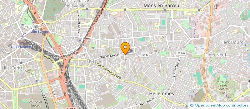 localisation de l'entreprise LES TROUVAILLES DE MARY à LILLE