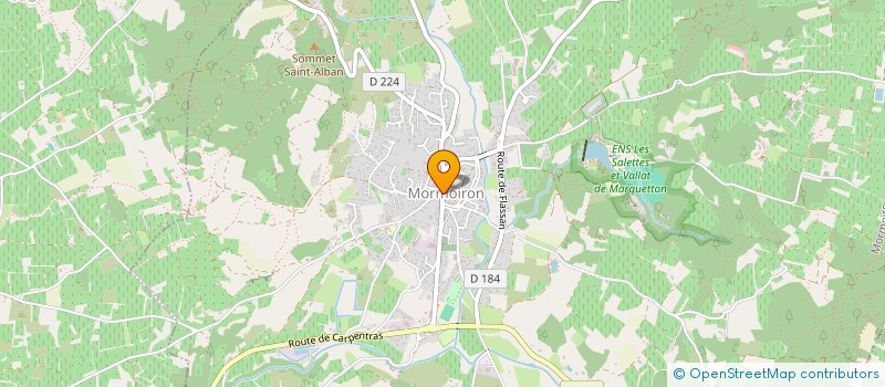 localisation de l'entreprise LES TROUVAILLES DE NATH ET TONI  MORMOIRON