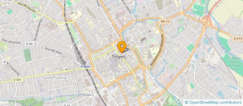 localisation de l'entreprise LES TROYES DELICES à TROYES