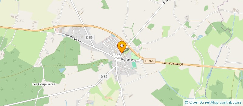 localisation de l'entreprise LES TRUBLIONS DE JARZE  JARZE VILLAGES