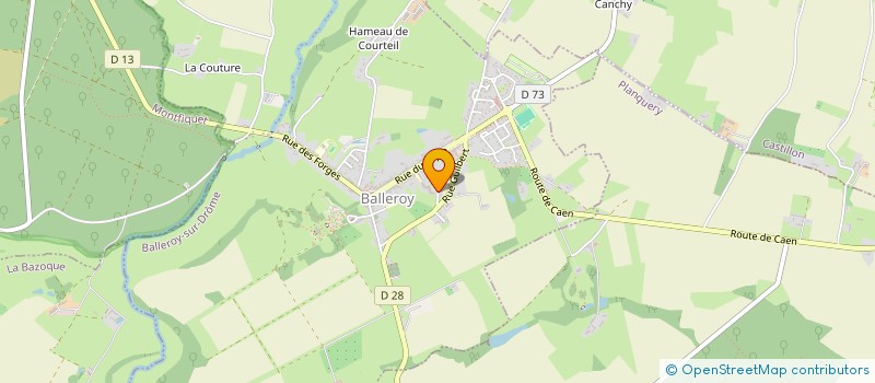 localisation de l'entreprise LES TRUFFES A L'AIR  BALLEROY-SUR-DROME