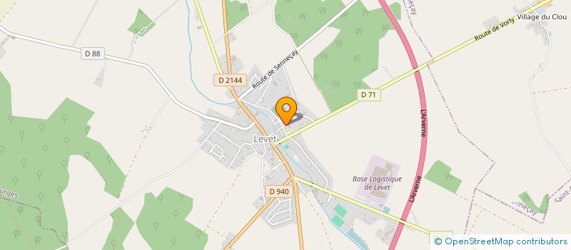 localisation de l'entreprise LES TRUFFIERES DU BERRY  PLAIMPIED-GIVAUDINS