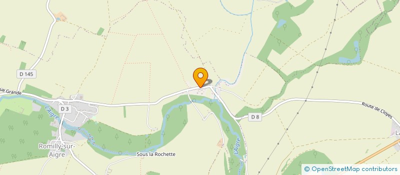 localisation de l'entreprise LES TRUHENNES à CLOYES-LES-TROIS-RIVIERES