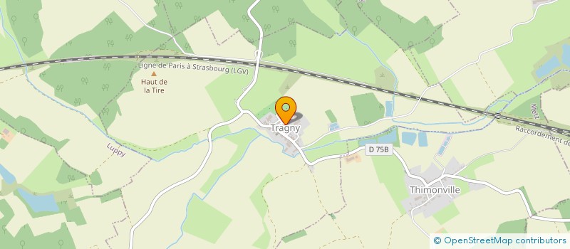 localisation de l'entreprise LES TRUNIOTS  TRAGNY
