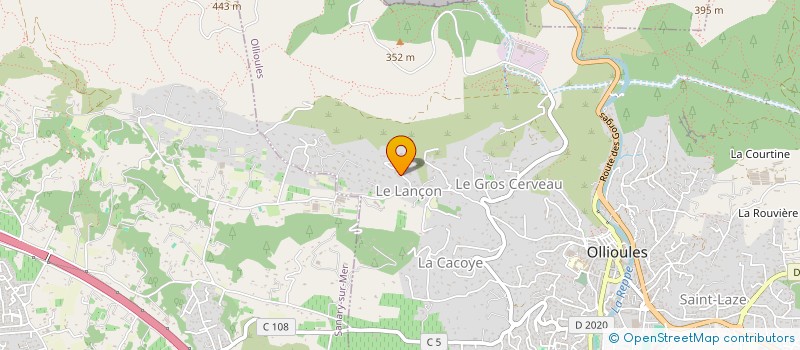 localisation de l'entreprise LES TUAUX  OLLIOULES