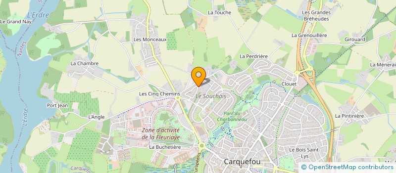 localisation de l'entreprise LES TUBES DE L'ATLANTIQUE à THOUARE-SUR-LOIRE