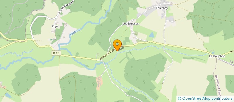 localisation de l'entreprise LES TUFS  DRUY-PARIGNY