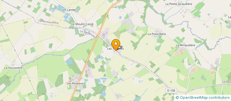 localisation de l'entreprise LES TUILERIES  LA REMAUDIERE
