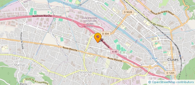 localisation de l'entreprise LES TUILERIES à SCIONZIER