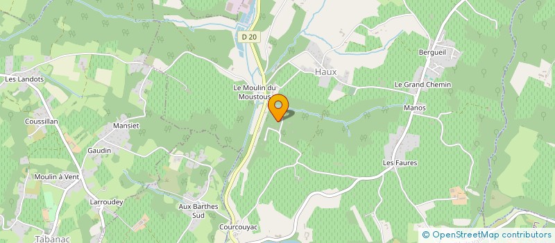 localisation de l'entreprise LES TUILERIES  HAUX