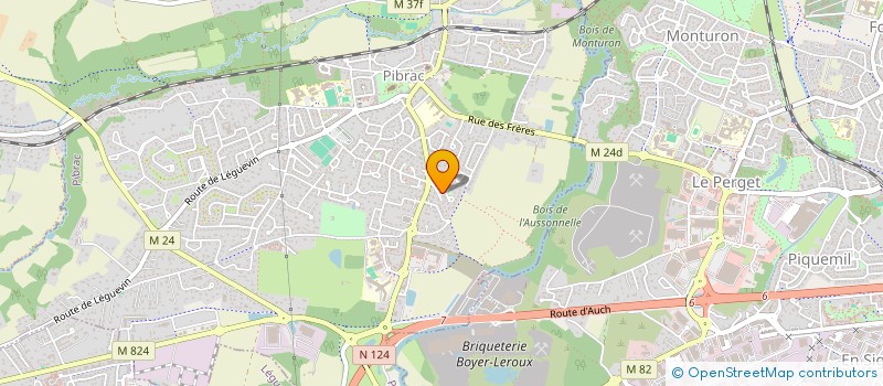 localisation de l'entreprise LES TUILERIES  PIBRAC