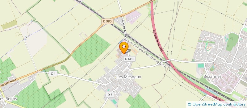 localisation de l'entreprise LES TUILOTS  LES MESNEUX