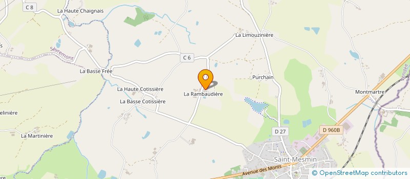 localisation de l'entreprise LES TULIPES à SAINT-MESMIN