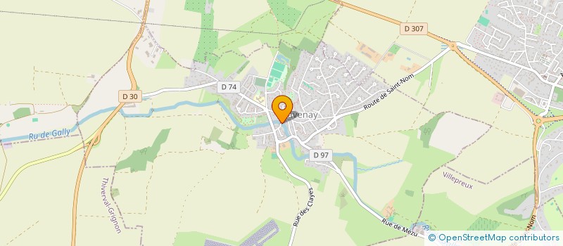 localisation de l'entreprise LES TULIPES  CHAVENAY