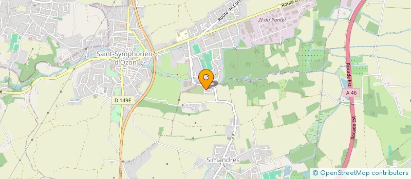 localisation de l'entreprise LES TULIPES  SIMANDRES