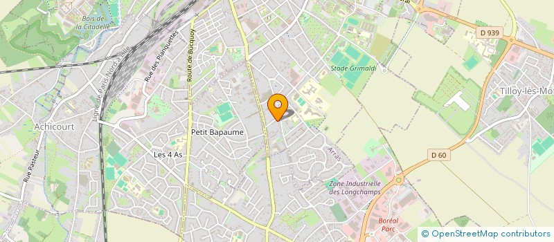 localisation de l'entreprise LES TULIPES à ARRAS