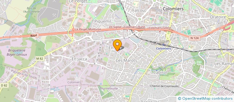 localisation de l'entreprise LES TULIPIERS à COLOMIERS