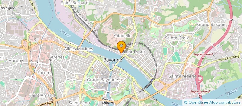 localisation de l'entreprise LES TURBULENTS  BIARRITZ