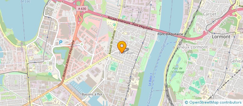 localisation de l'entreprise LES TURCAZELLES  BORDEAUX