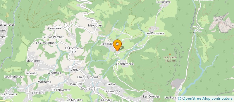 localisation de l'entreprise LES TURCHES  SAMOENS