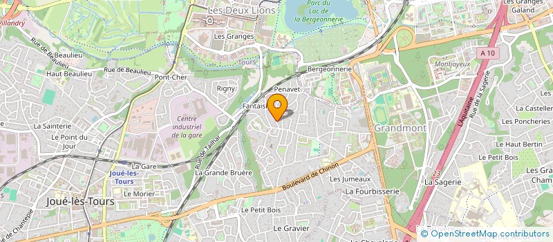 localisation de l'entreprise LES TURONES I à JOUE-LES-TOURS