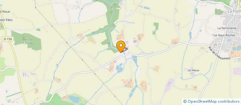 localisation de l'entreprise LES TURPINIERES  MAUGES-SUR-LOIRE