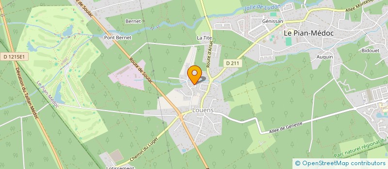 localisation de l'entreprise LES TUTELLES à BLANQUEFORT
