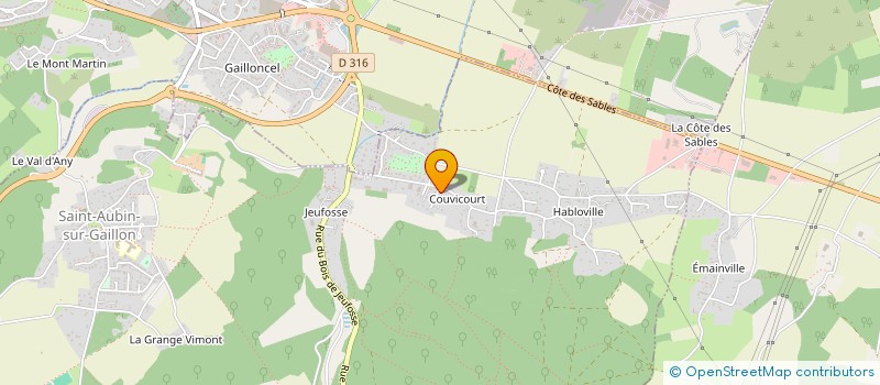 localisation de l'entreprise LES TUYAUX D ANTAN  SAINT-AUBIN-SUR-GAILLON