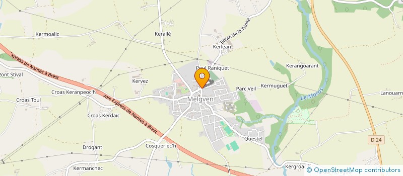 localisation de l'entreprise LES TY BOUCHONS à MELGVEN