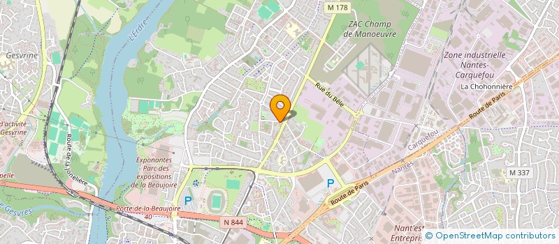 localisation de l'entreprise LES TY LOUPS NANTAIS à NANTES