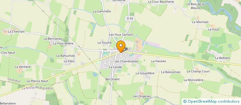 localisation de l'entreprise LES TY PANDAS  TRESBUF