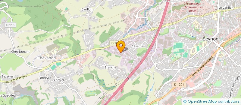 localisation de l'entreprise LES TYLLEULS  ANNECY