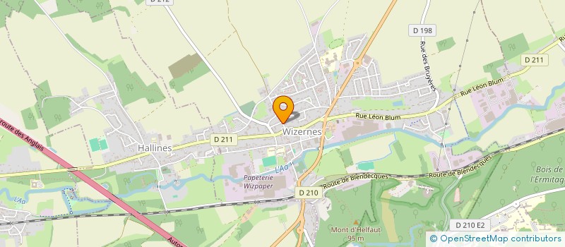 localisation de l'entreprise LES TYRANNOSAURES  WIZERNES